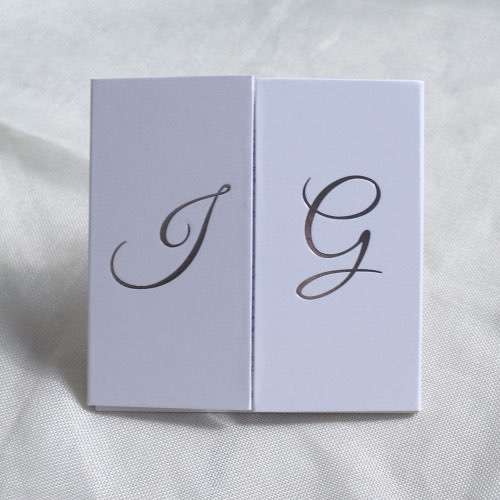 Square Invitation Card Thank You Card Marriage Invitation Customized  White Card